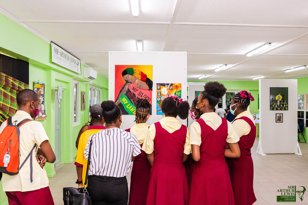 SALCC and The OAS hosted an art exhibition on May 25 2022, in celebration of The Inter-American Week for People of African Descent.